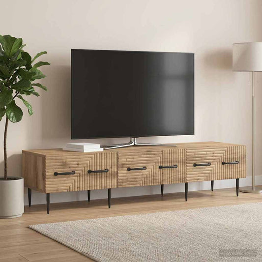 Mobile TV con cassetto Rovere Artigianale 147 x 34,5 x 30 cm