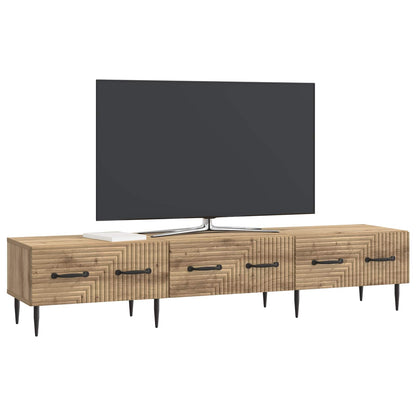 Mobile TV con cassetto Rovere Artigianale 147 x 34,5 x 30 cm | homemem39