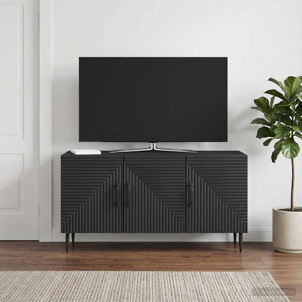 Mobile TV Nero 99 x 34,5 x 50 cm Legno ingegnerizzato