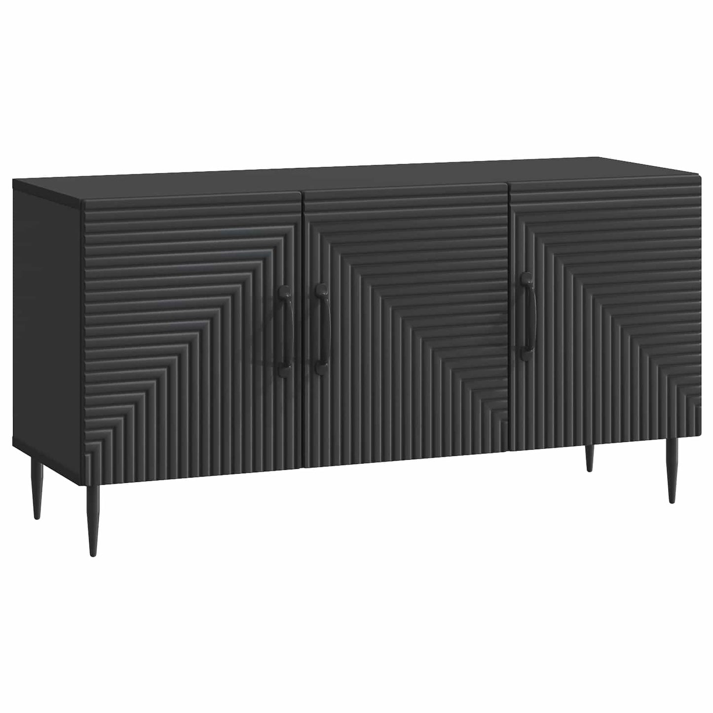 Mobile TV Nero 99 x 34,5 x 50 cm Legno ingegnerizzato | homemem39