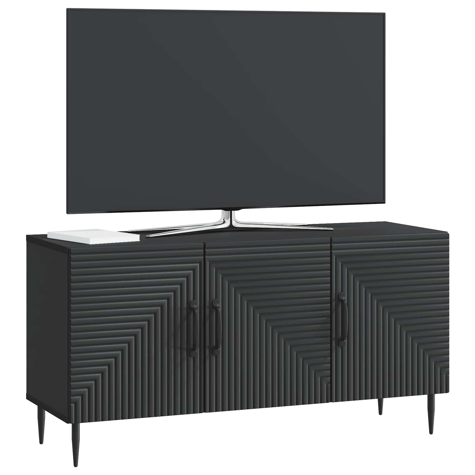 Mobile TV Nero 99 x 34,5 x 50 cm Legno ingegnerizzato | homemem39