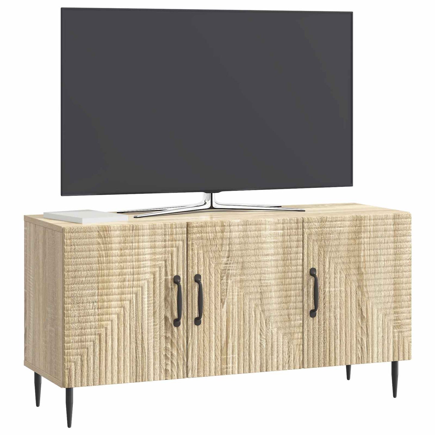 Mobile TV Rovere Sonoma 99 x 34,5 x 50 cm Legno ingegnerizzato | homemem39