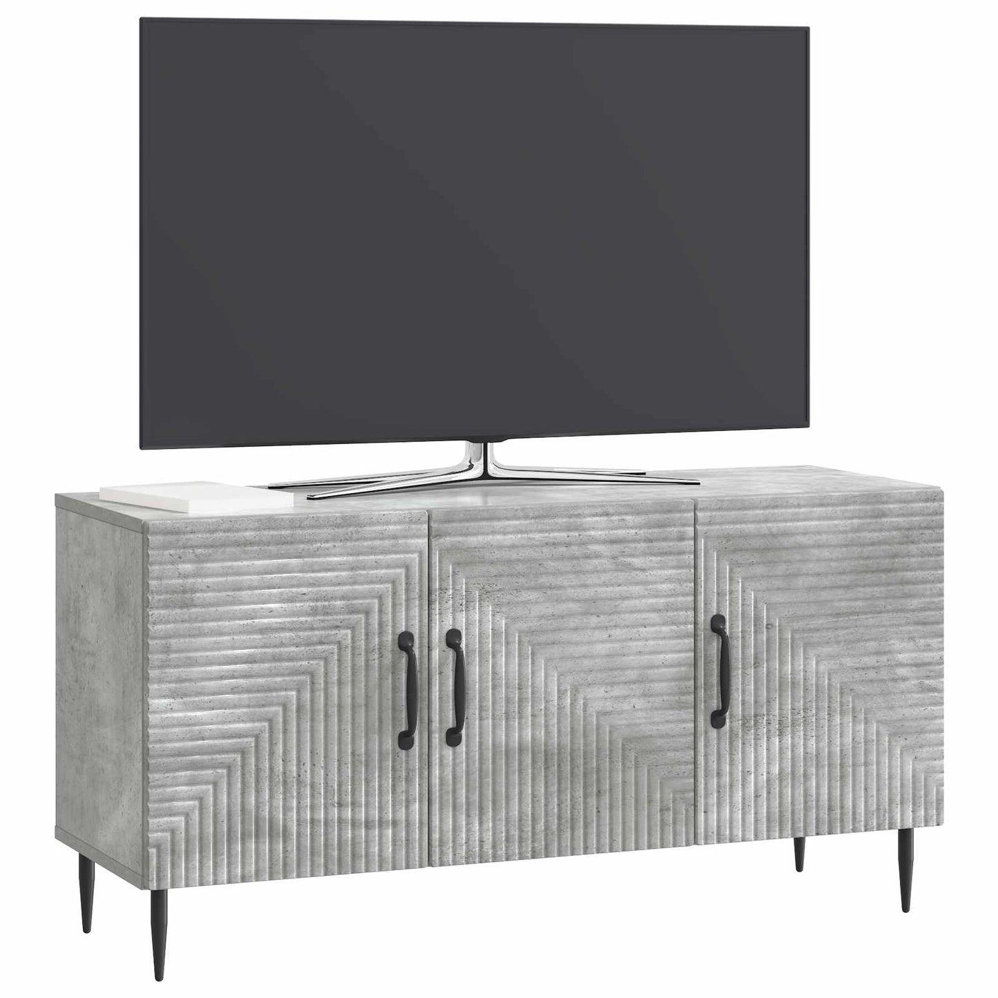 Mobile TV Grigio Cemento 99 x 34,5 x 50 cm Legno ingegnerizzato | homemem39