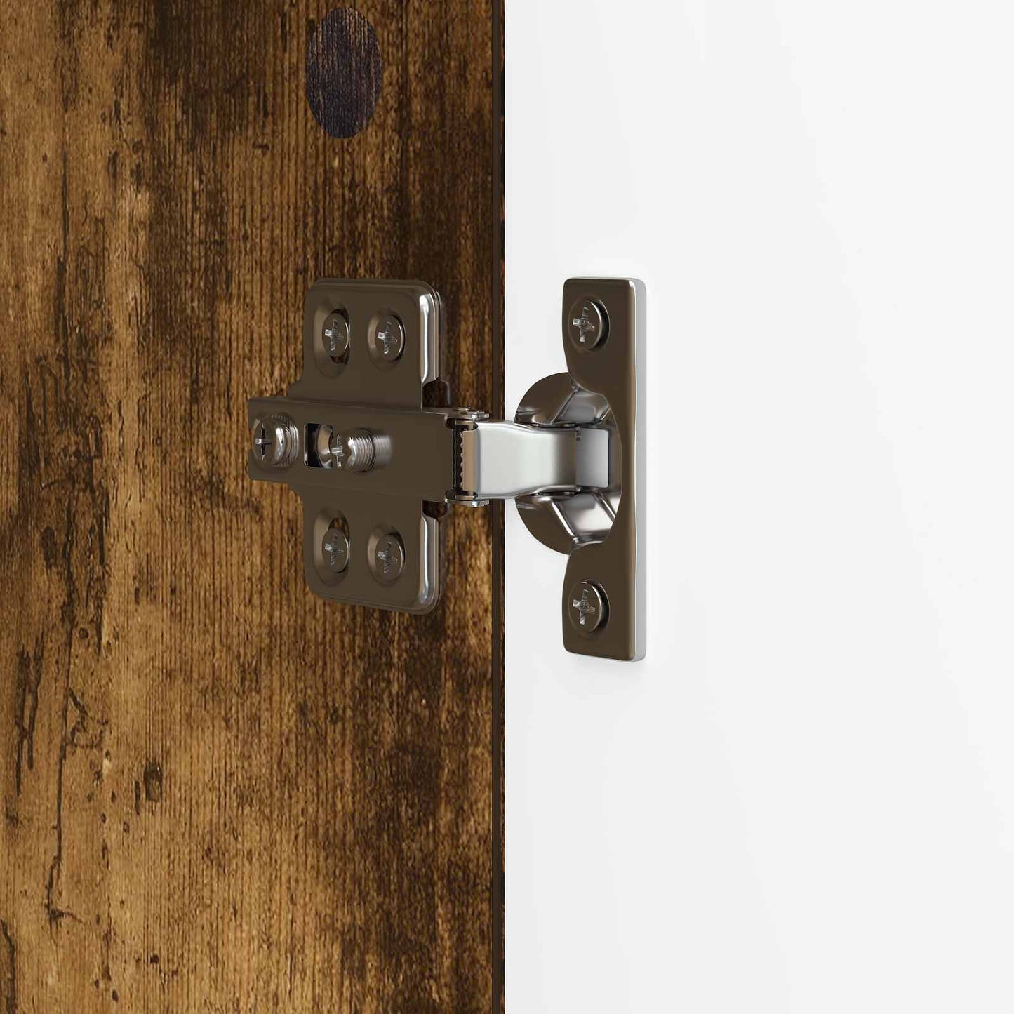 Mobile TV Rovere Fumo 99 x 34,5 x 50 cm Legno ingegnerizzato