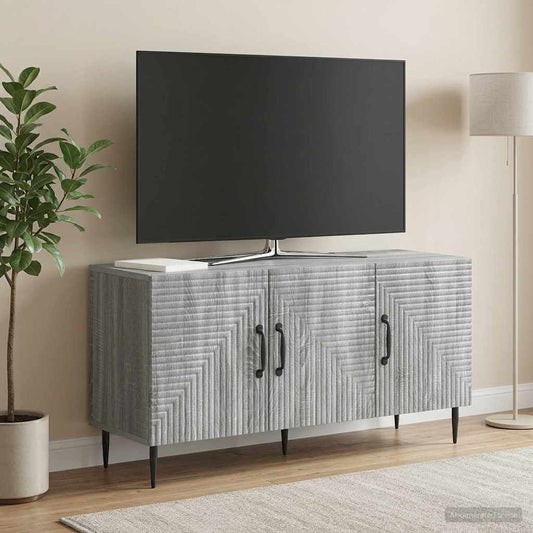 Mobile TV Grigio Sonoma 99 x 34,5 x 50 cm Legno ingegnerizzato