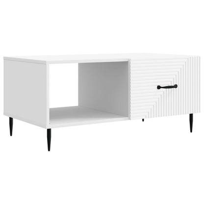 Tavolino da salotto Bianco 90 x 50 x 40 cm Legno ingegnerizzato | homemem39