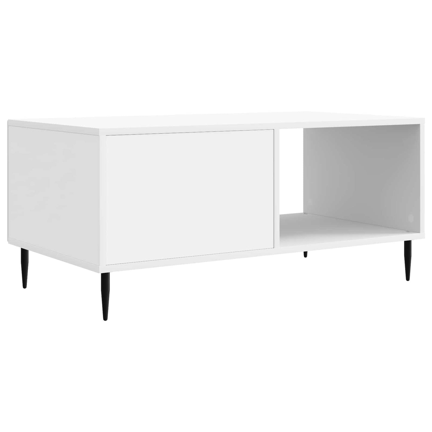 Tavolino da salotto Bianco 90 x 50 x 40 cm Legno ingegnerizzato | homemem39
