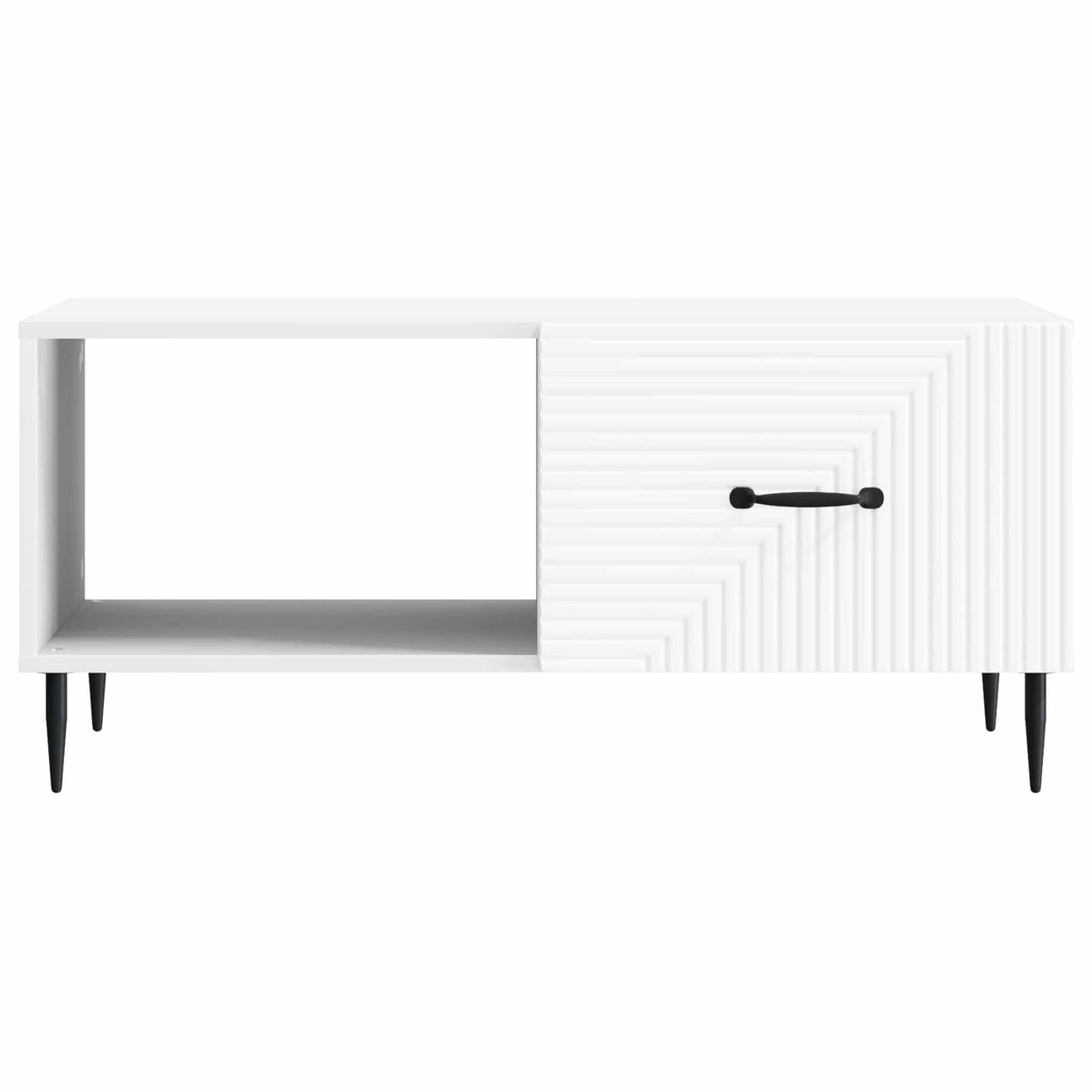 Tavolino da salotto Bianco 90 x 50 x 40 cm Legno ingegnerizzato | homemem39