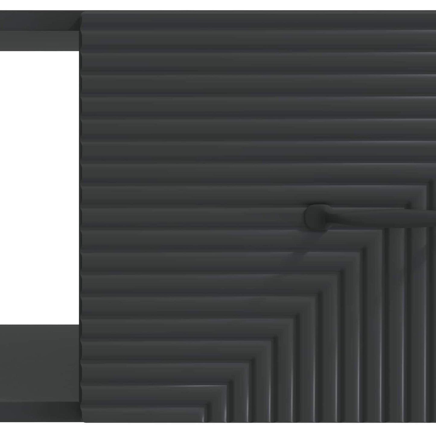 Tavolino da salotto Nero 90 x 50 x 40 cm Legno ingegnerizzato