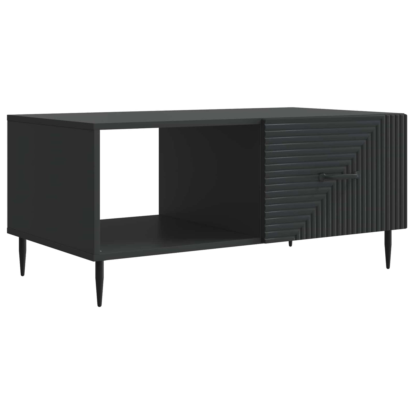 Tavolino da salotto Nero 90 x 50 x 40 cm Legno ingegnerizzato | homemem39