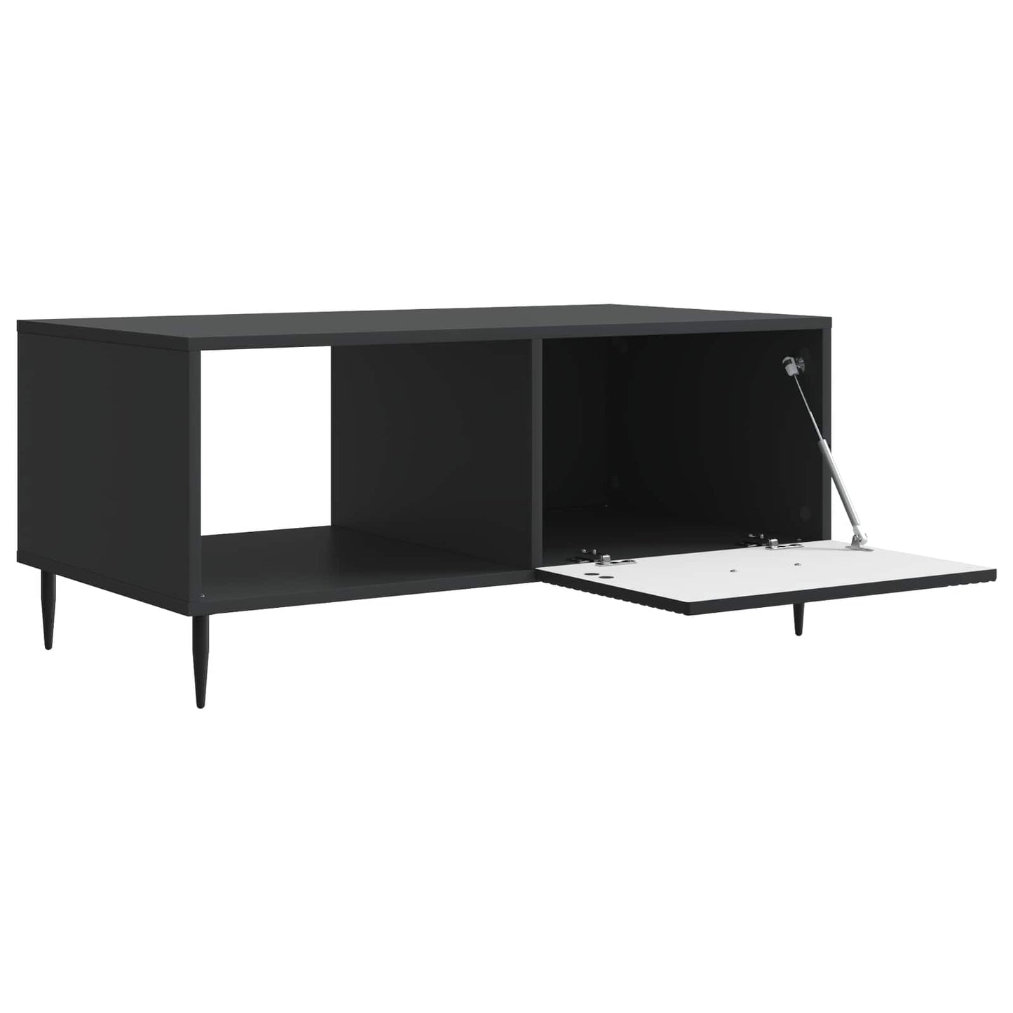 Tavolino da salotto Nero 90 x 50 x 40 cm Legno ingegnerizzato | homemem39