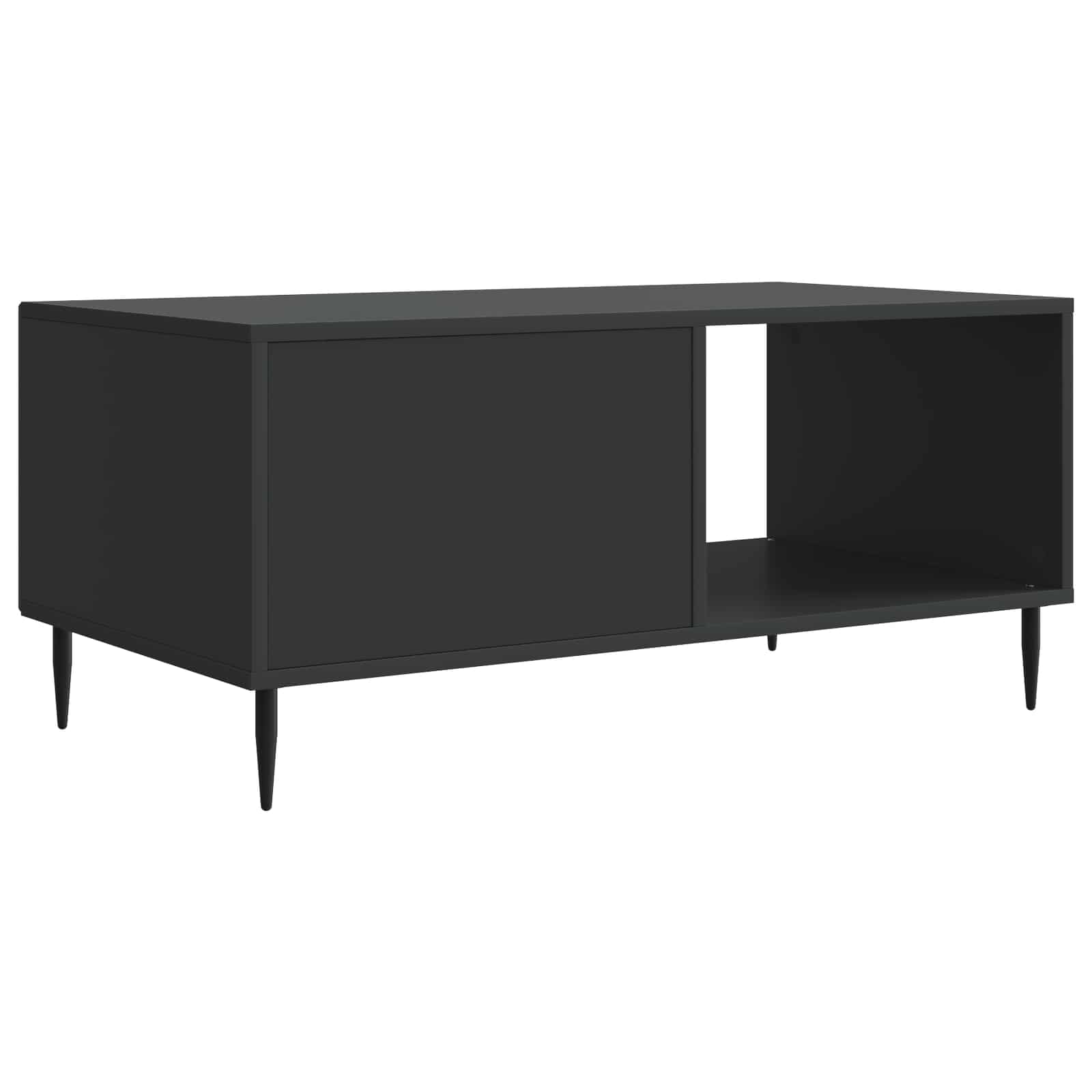 Tavolino da salotto Nero 90 x 50 x 40 cm Legno ingegnerizzato | homemem39