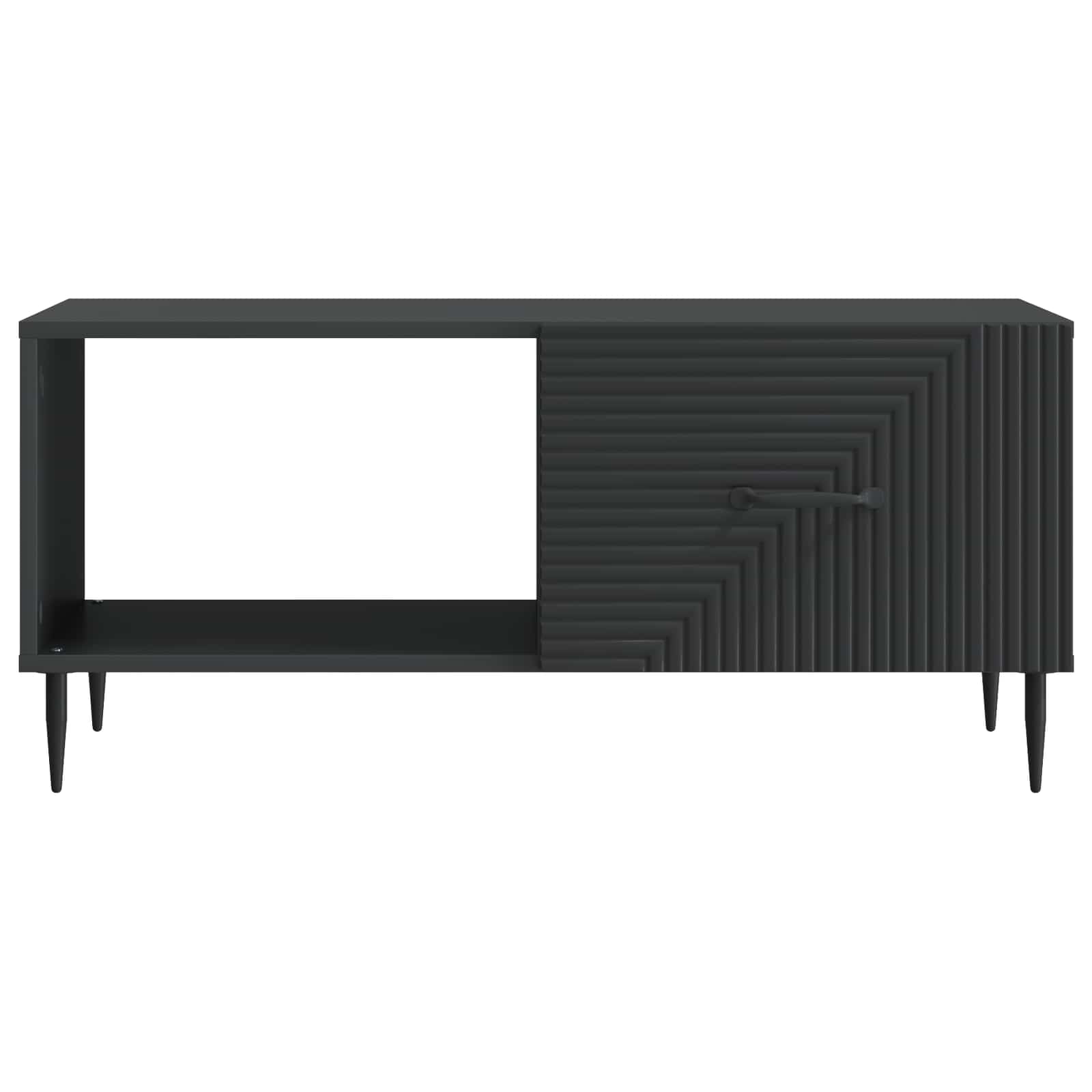 Tavolino da salotto Nero 90 x 50 x 40 cm Legno ingegnerizzato | homemem39