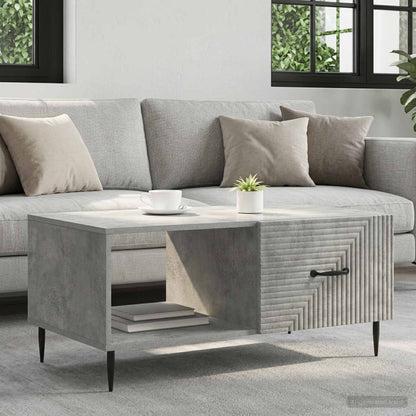 Tavolino da salotto Grigio Cemento 90 x 50 x 40 cm