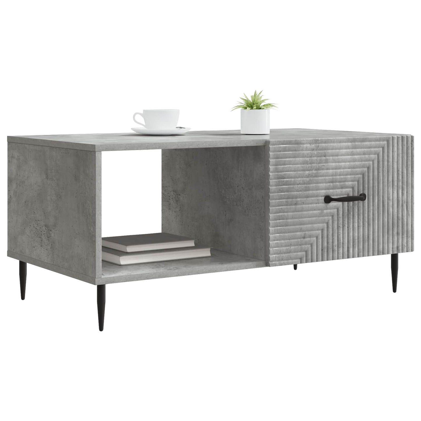 Tavolino da salotto Grigio Cemento 90 x 50 x 40 cm | homemem39