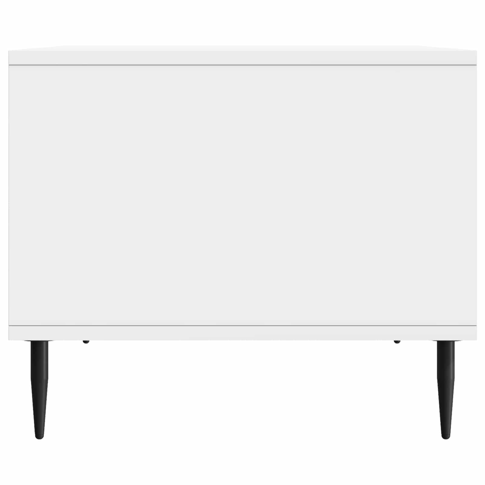Tavolino da salotto Bianco Lucido 90 x 50 x 40 cm | homemem39