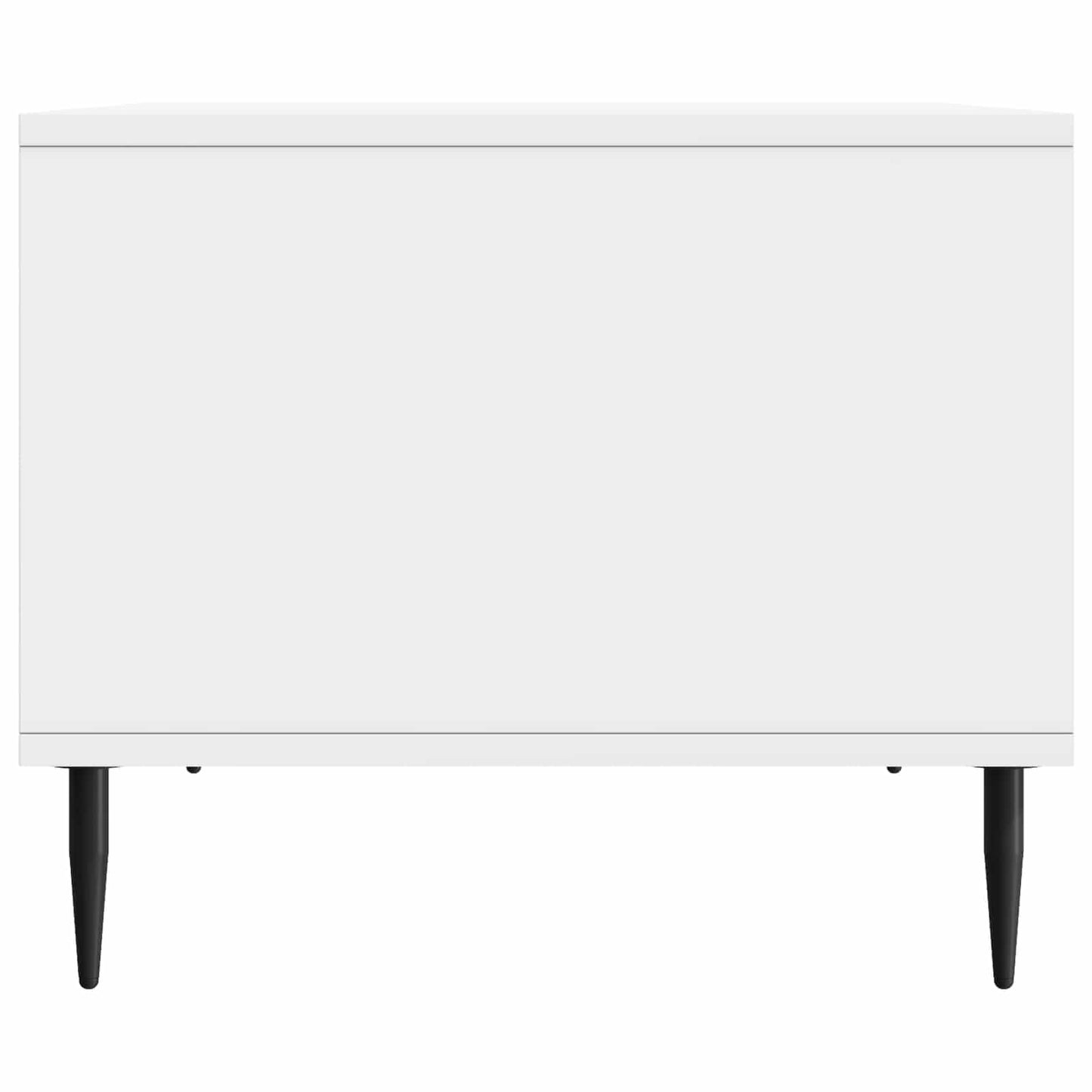 Tavolino da salotto Bianco Lucido 90 x 50 x 40 cm