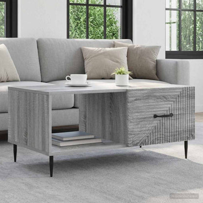 Tavolino da salotto Grigio Sonoma 90 x 50 x 40 cm