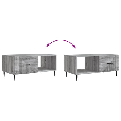 Tavolino da salotto Grigio Sonoma 90 x 50 x 40 cm