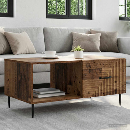 Tavolino da salotto Legno antico 90 x 50 x 40 cm