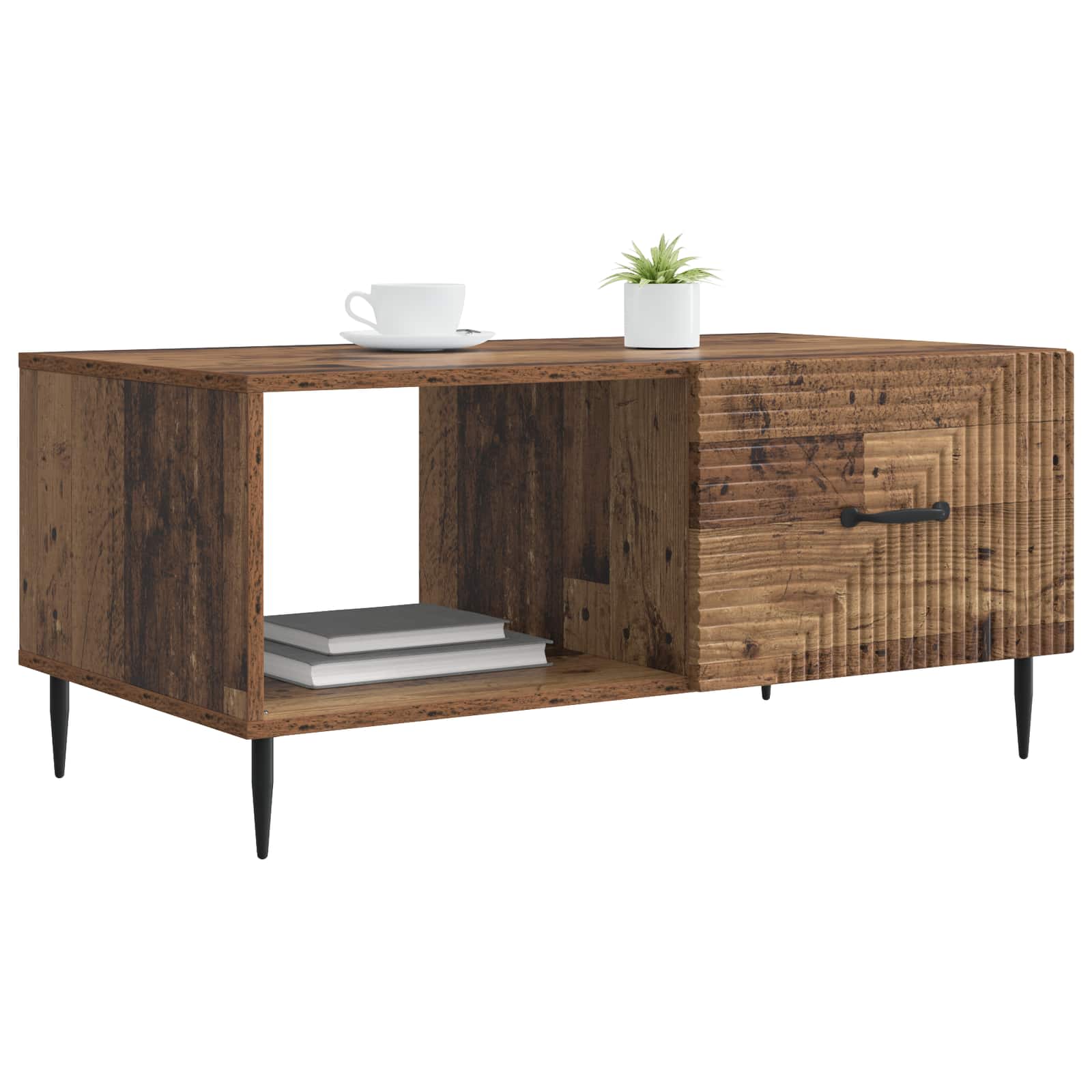 Tavolino da salotto Legno antico 90 x 50 x 40 cm | homemem39