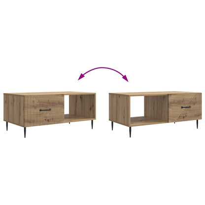 Tavolino da salotto Rovere Artigianale 90 x 50 x 40 cm | homemem39