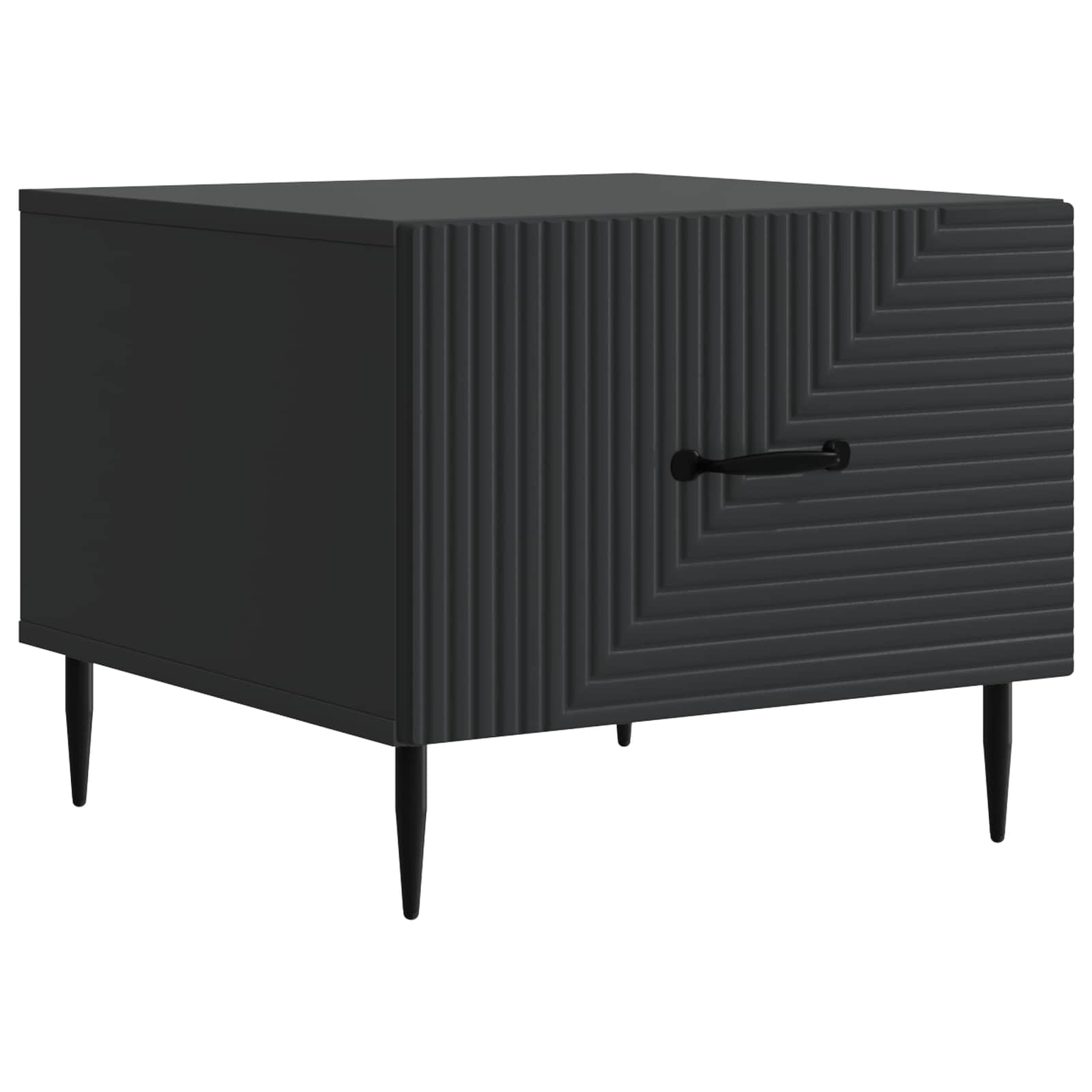 Tavolino da salotto Nero 49 x 50 x 40 cm Legno ingegnerizzato | homemem39