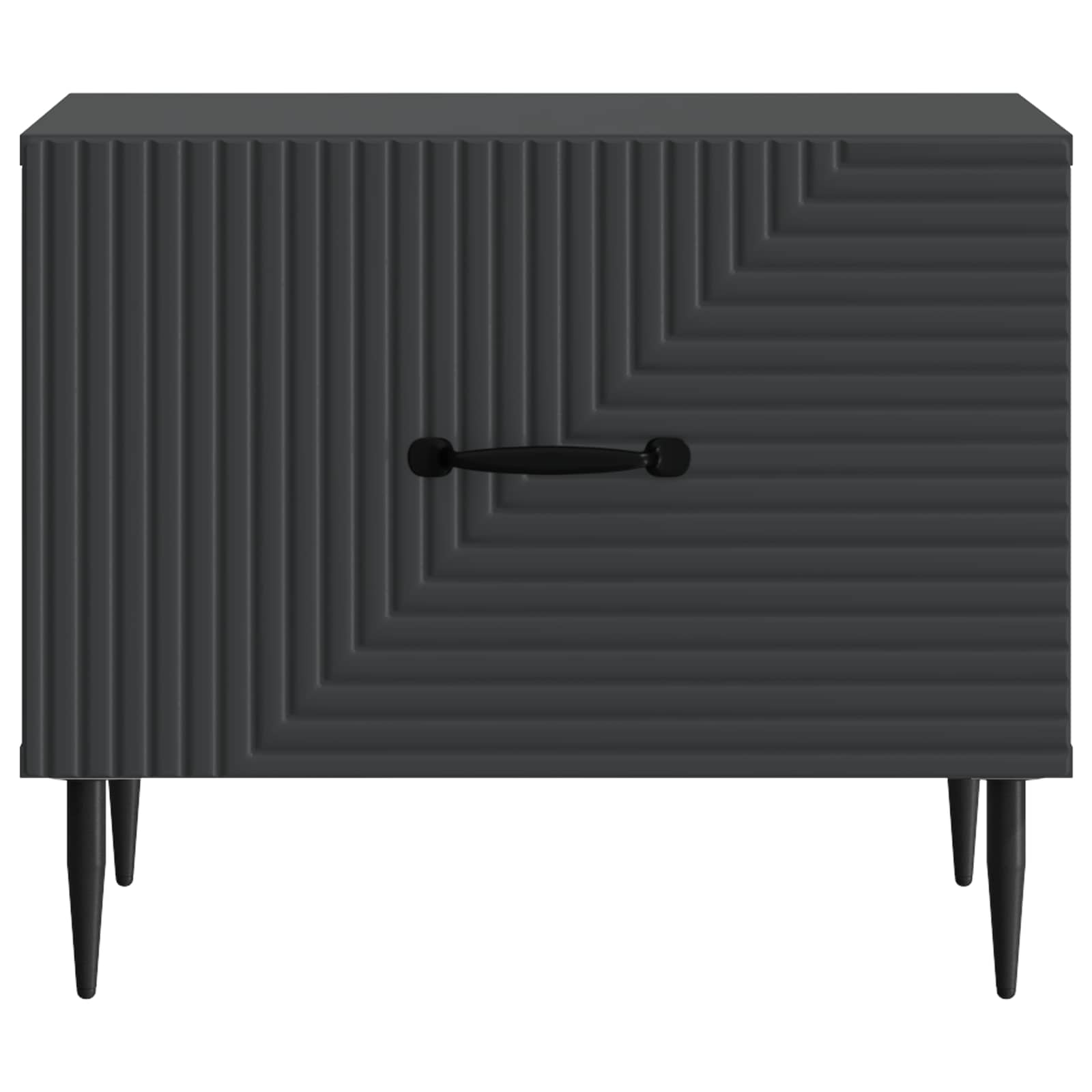 Tavolino da salotto Nero 49 x 50 x 40 cm Legno ingegnerizzato | homemem39