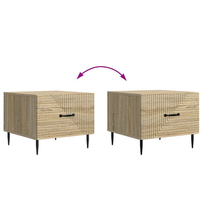 Tavolino da salotto con cassetto Rovere Sonoma 49 x 50 x 40 cm | homemem39
