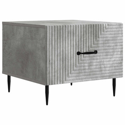 Tavolino da salotto con cassetto Grigio Cemento 49 x 50 x 40 cm | homemem39