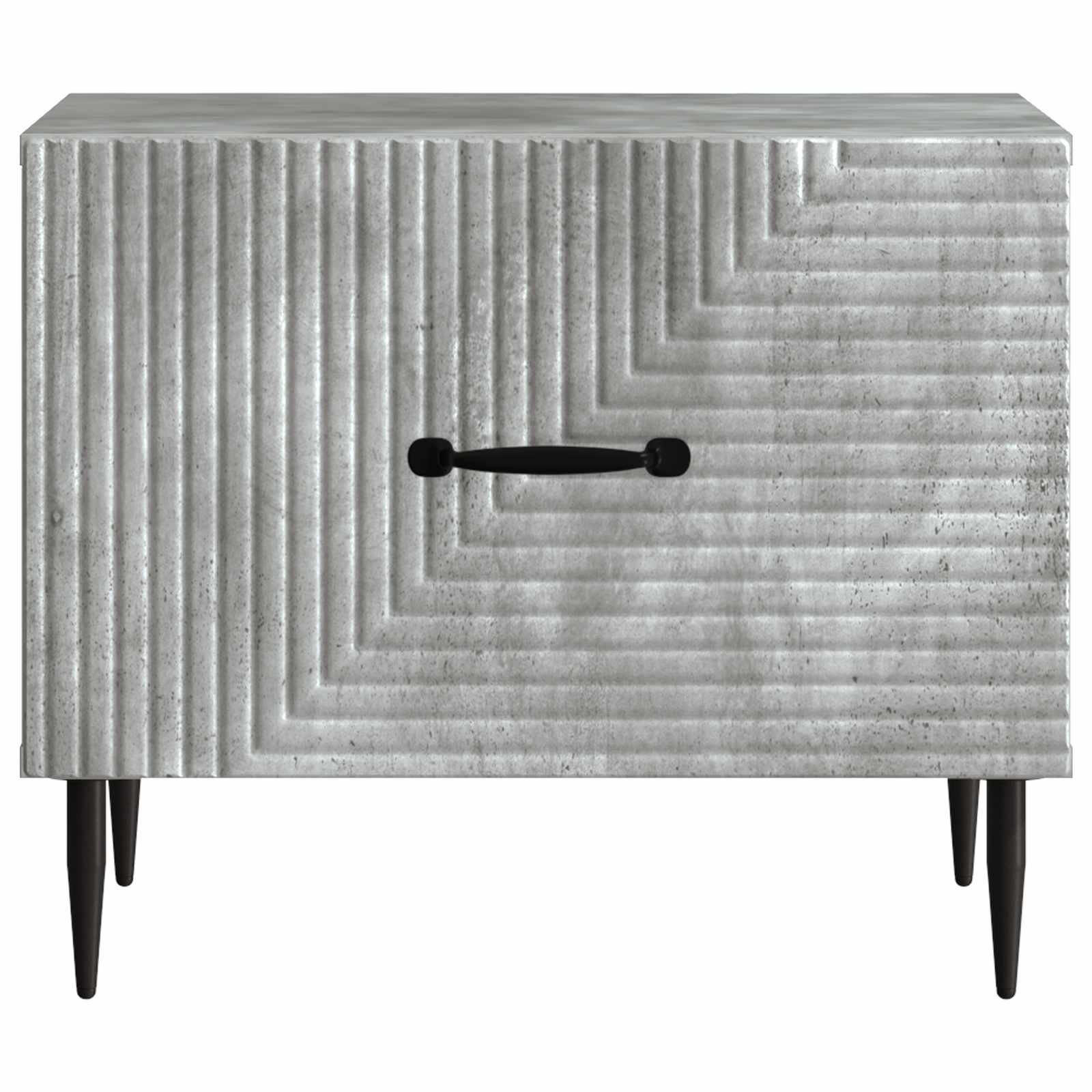Tavolino da salotto con cassetto Grigio Cemento 49 x 50 x 40 cm | homemem39