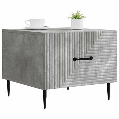 Tavolino da salotto con cassetto Grigio Cemento 49 x 50 x 40 cm | homemem39