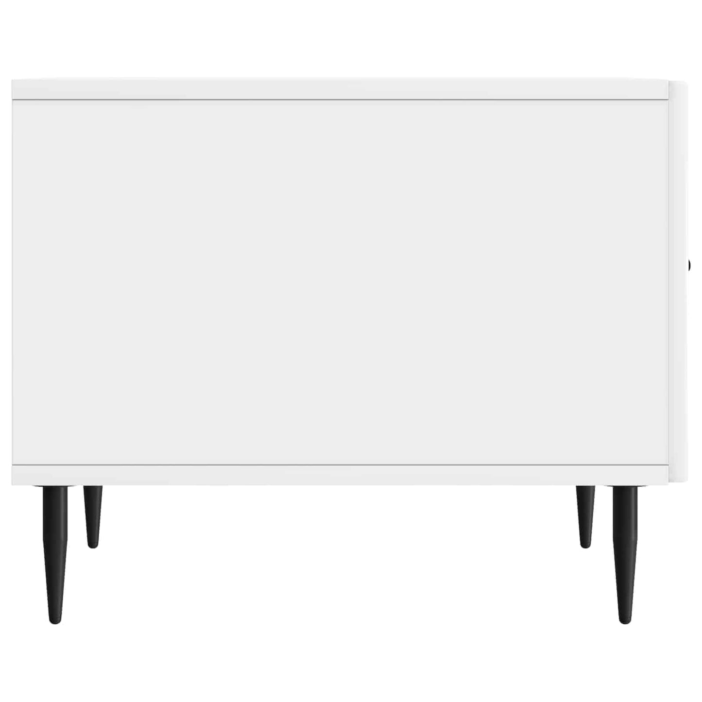 Tavolino da salotto con cassetto Bianco Lucido 49 x 50 x 40 cm | homemem39