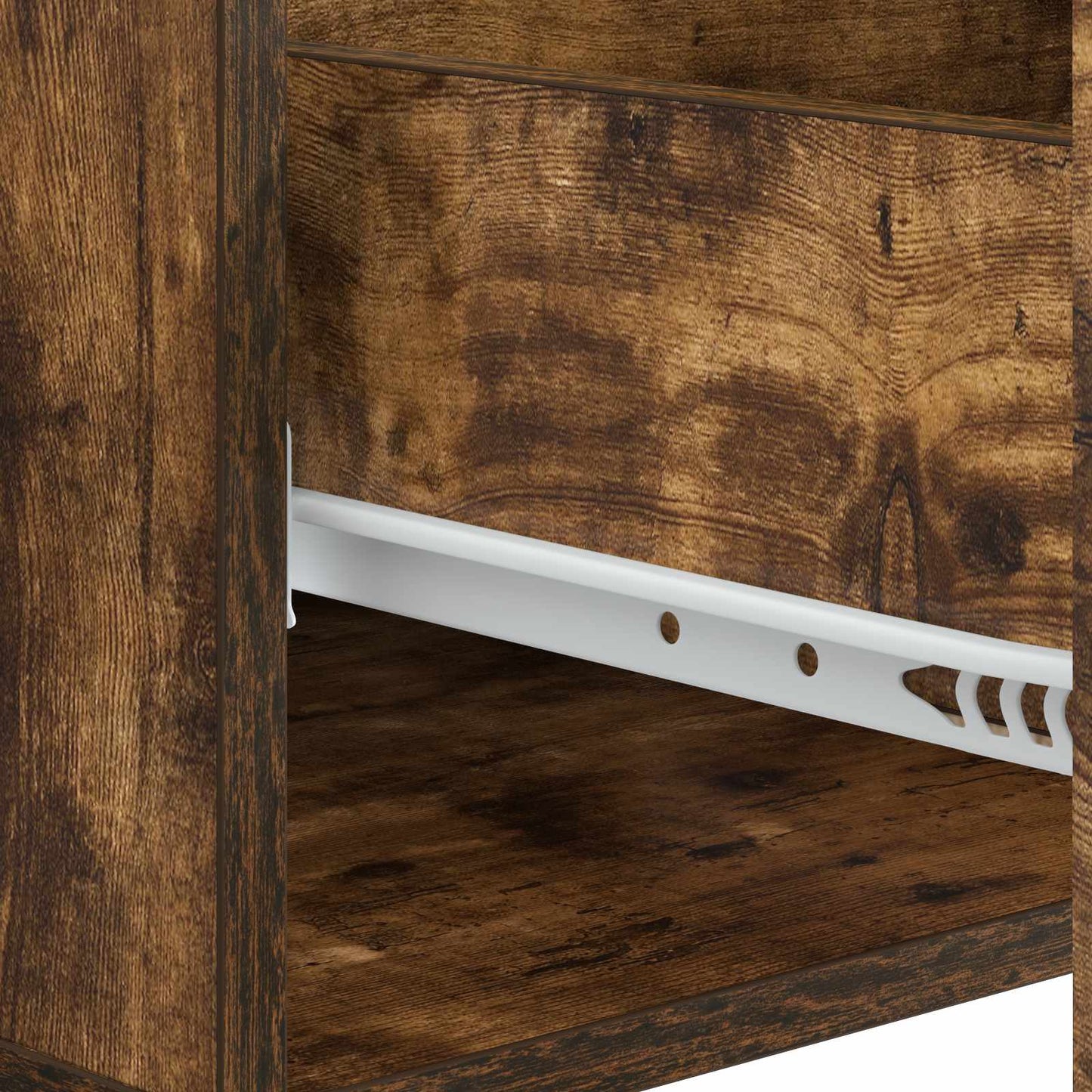 Tavolino da salotto con cassetto Rovere Fumo 49 x 50 x 40 cm