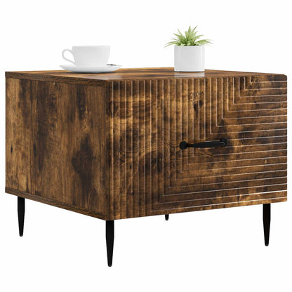 Tavolino da salotto con cassetto Rovere Fumo 49 x 50 x 40 cm | homemem39