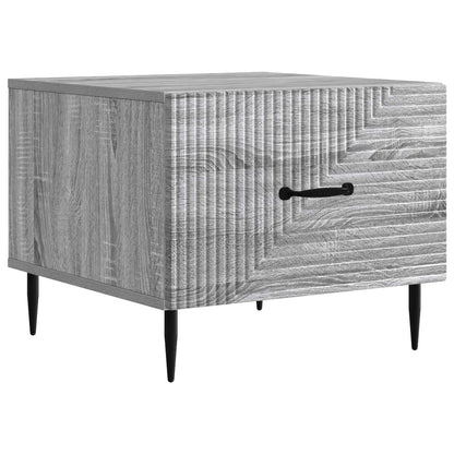 Tavolino da salotto con cassetto Grigio Sonoma 49 x 50 x 40 cm | homemem39