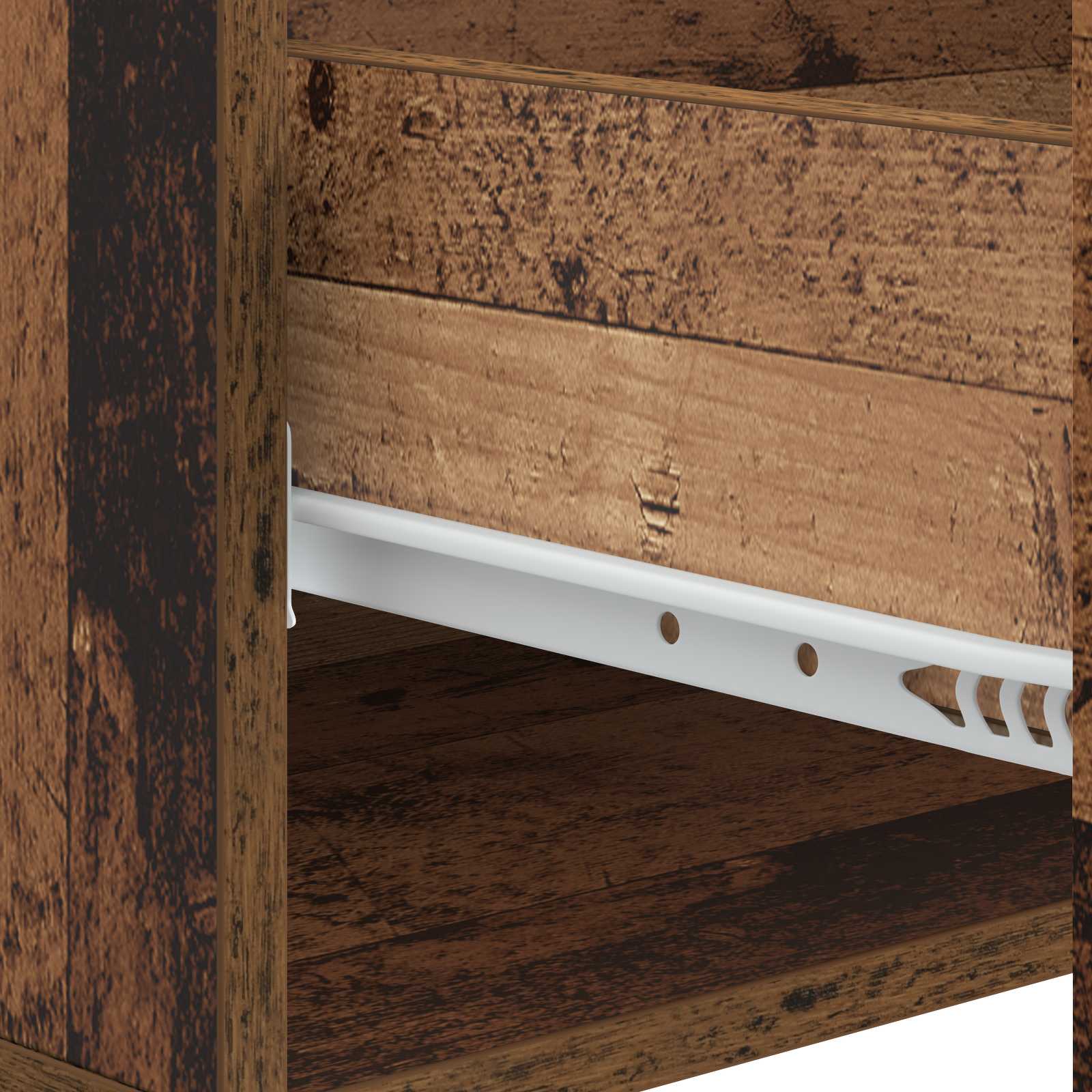 Tavolino da salotto con cassetto Legno antico 49 x 50 x 40 cm | homemem39