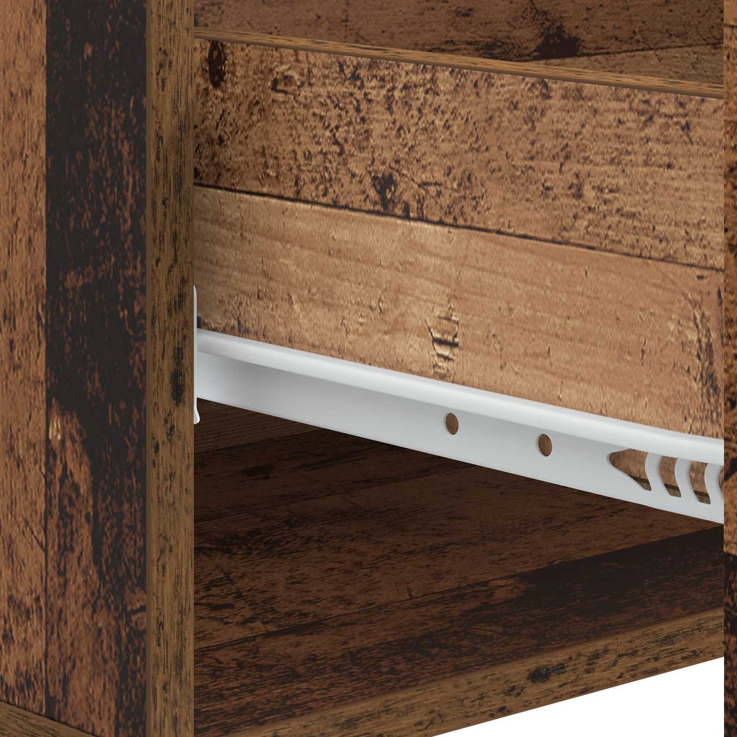 Tavolino da salotto con cassetto Legno antico 49 x 50 x 40 cm
