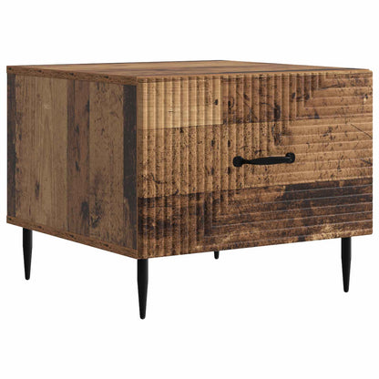 Tavolino da salotto con cassetto Legno antico 49 x 50 x 40 cm | homemem39