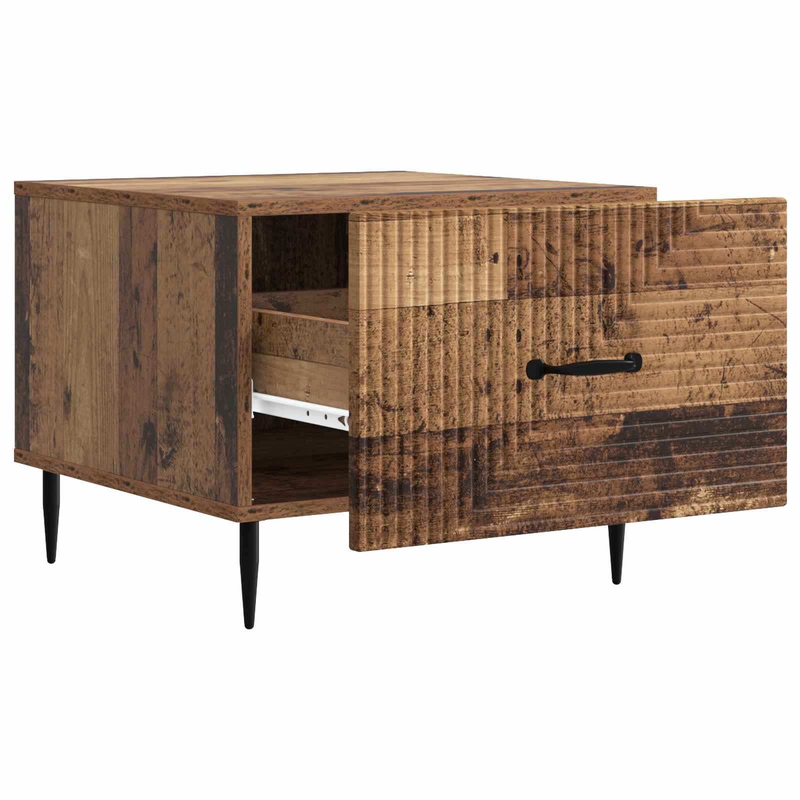 Tavolino da salotto con cassetto Legno antico 49 x 50 x 40 cm | homemem39