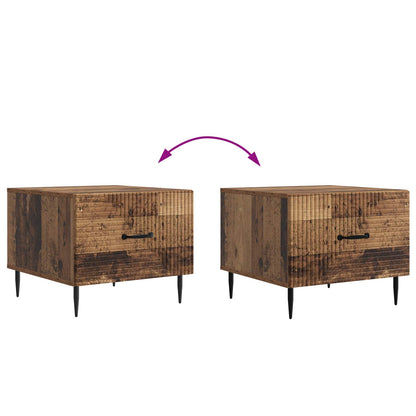 Tavolino da salotto con cassetto Legno antico 49 x 50 x 40 cm | homemem39