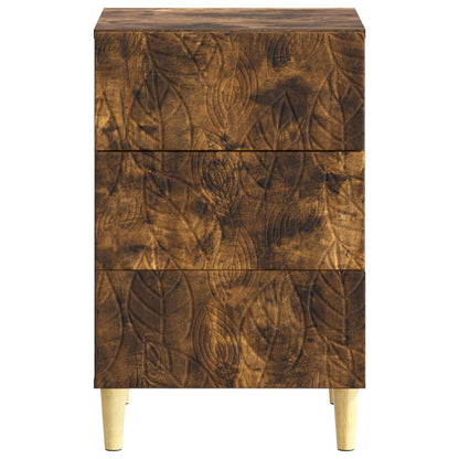 Comodino Rovere Fumo 43 x 39,5 x 66,5 cm Legno ingegnerizzato | homemem39