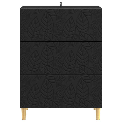 Mobile con Cassetti Nero 66 x 34,5 x 90 cm Legno ingegnerizzato | homemem39