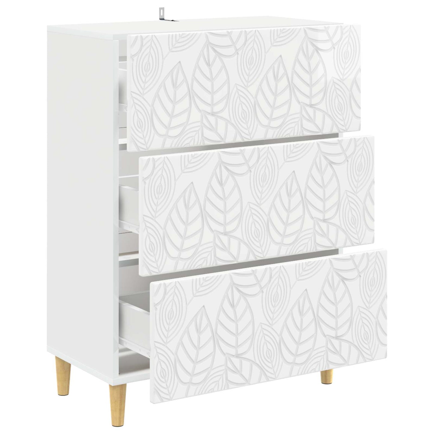 Mobile con Cassetti Bianco Lucido 66 x 34,5 x 90 cm | homemem39