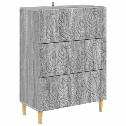 Mobile con Cassetti Sonoma grigio 66 x 34,5 x 90 cm | homemem39