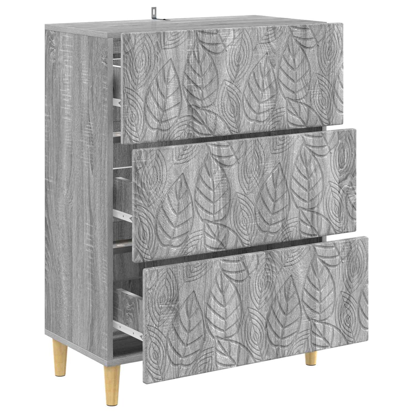 Mobile con Cassetti Sonoma grigio 66 x 34,5 x 90 cm | homemem39