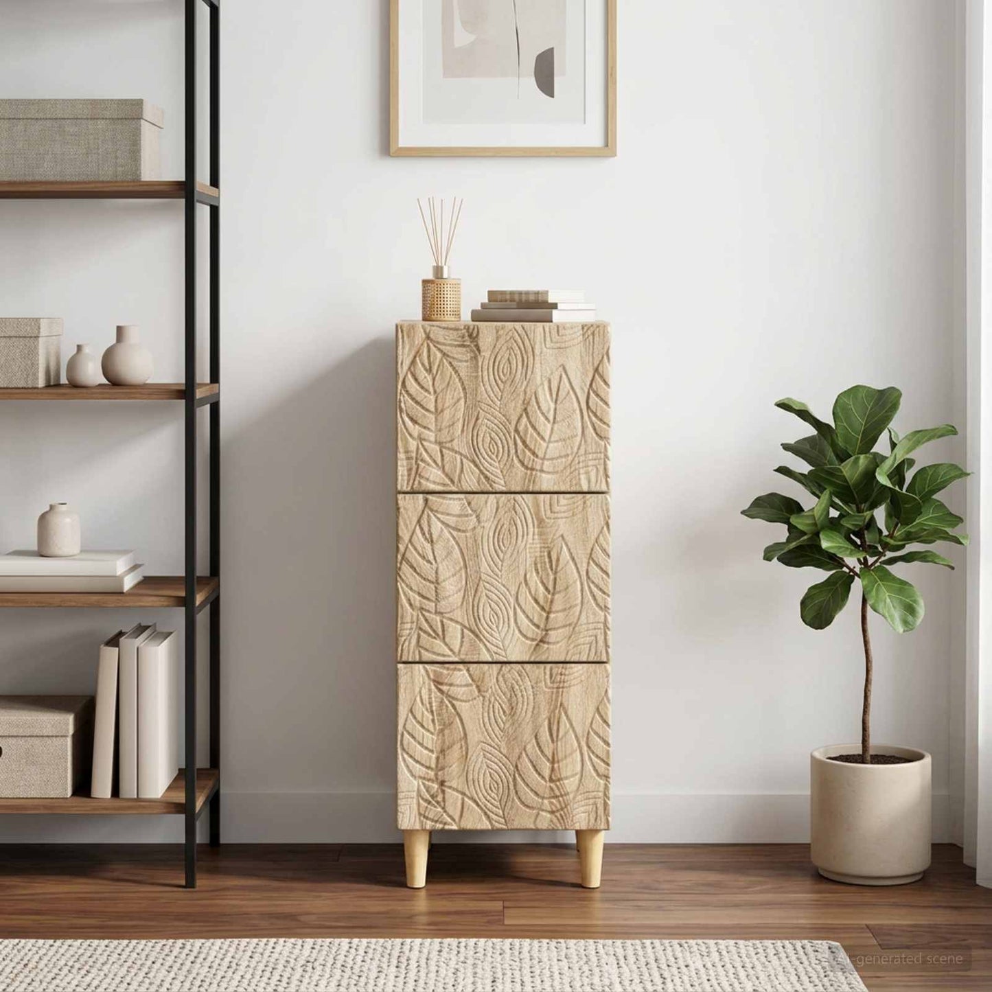 Mobile con Cassetti Rovere Sonoma 33 x 34,5 x 90 cm