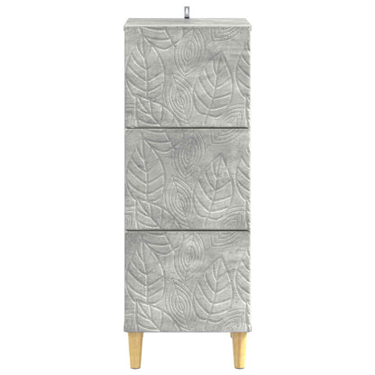 Mobile con Cassetti Grigio Cemento 33 x 34,5 x 90 cm | homemem39