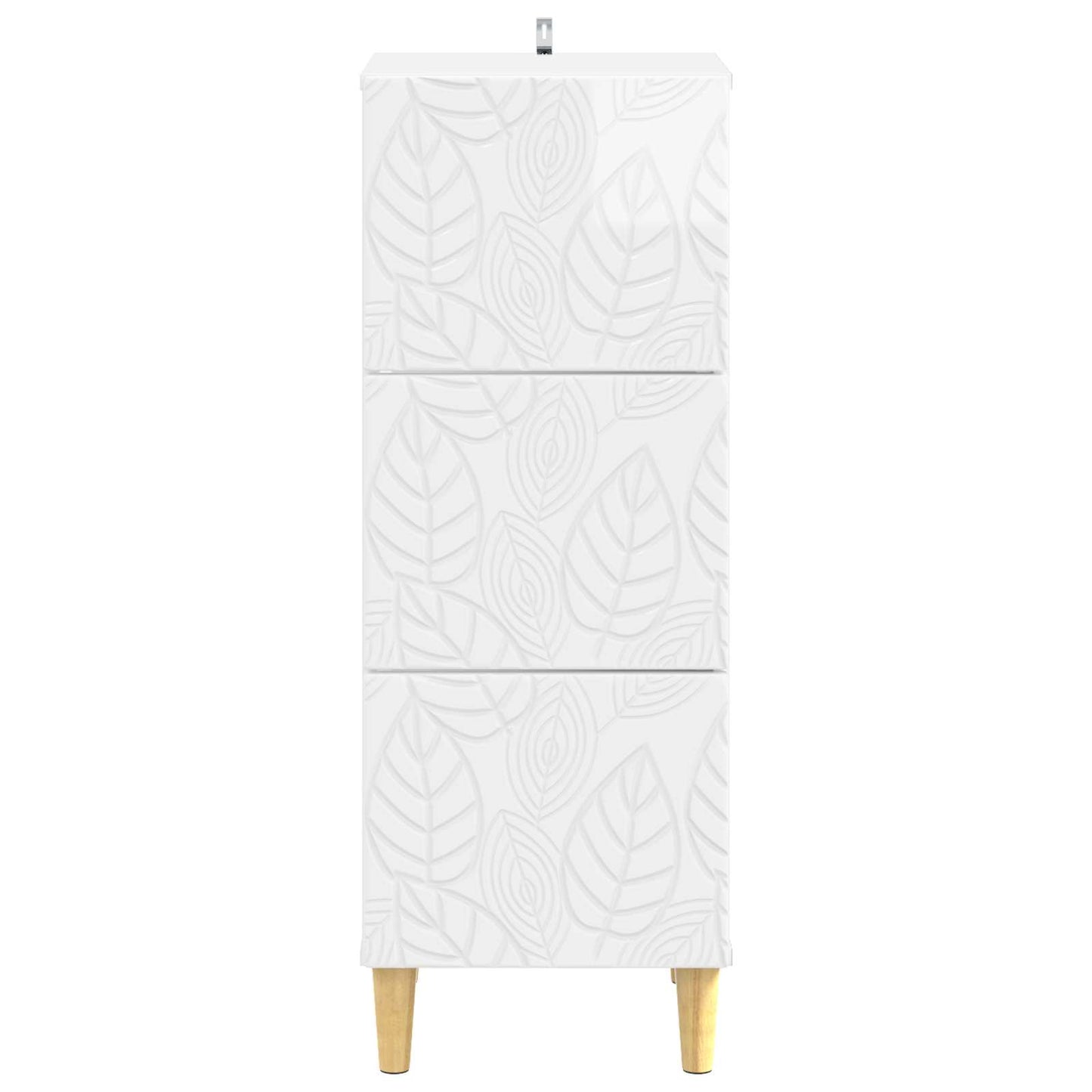 Mobile con Cassetti Bianco Lucido 33 x 34,5 x 90 cm | homemem39