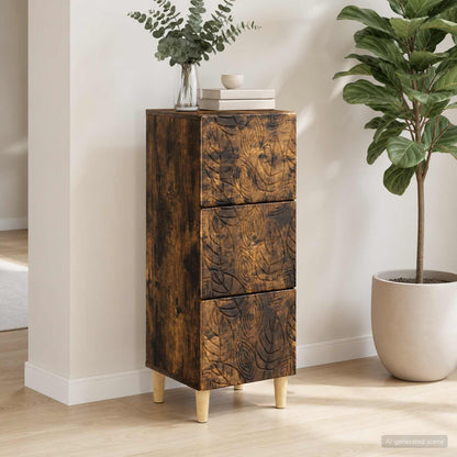 Mobile con Cassetti Rovere Fumo 33 x 34,5 x 90 cm